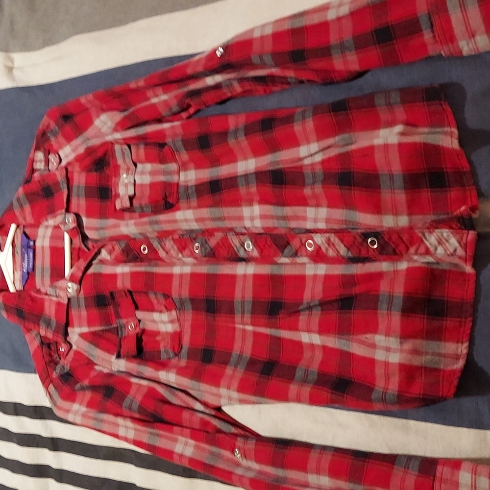 Miley Cyrus long sleeve, button up, junior size M
